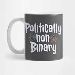 Politically Non Binary T-shirt Funny Mug